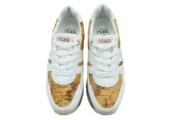 Alviero Martini J Platform* 1520 White Beige Geo