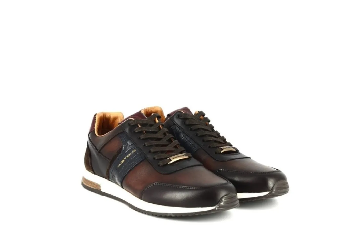 Ambitious Sneakers Basse* 11723-6565Am Brown Combi