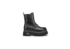 Cult Anfibi*Anfibi Da Donna In Pelle Con Borchie Greta Clw323609 Black