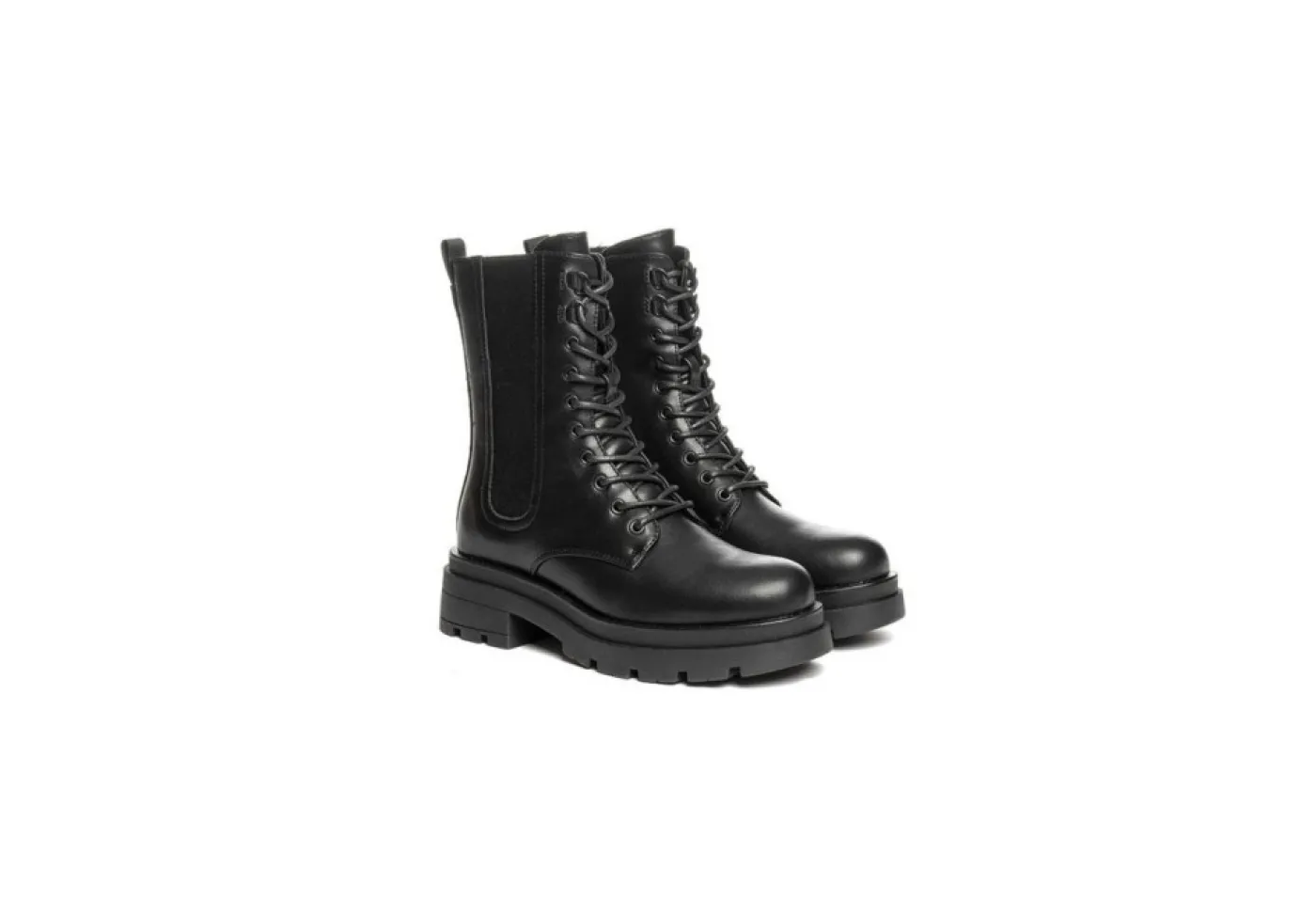 Gold&Gold Anfibi*Anfibio Da Donna Con Elastico E Zip Goldegold Gr346 Nero