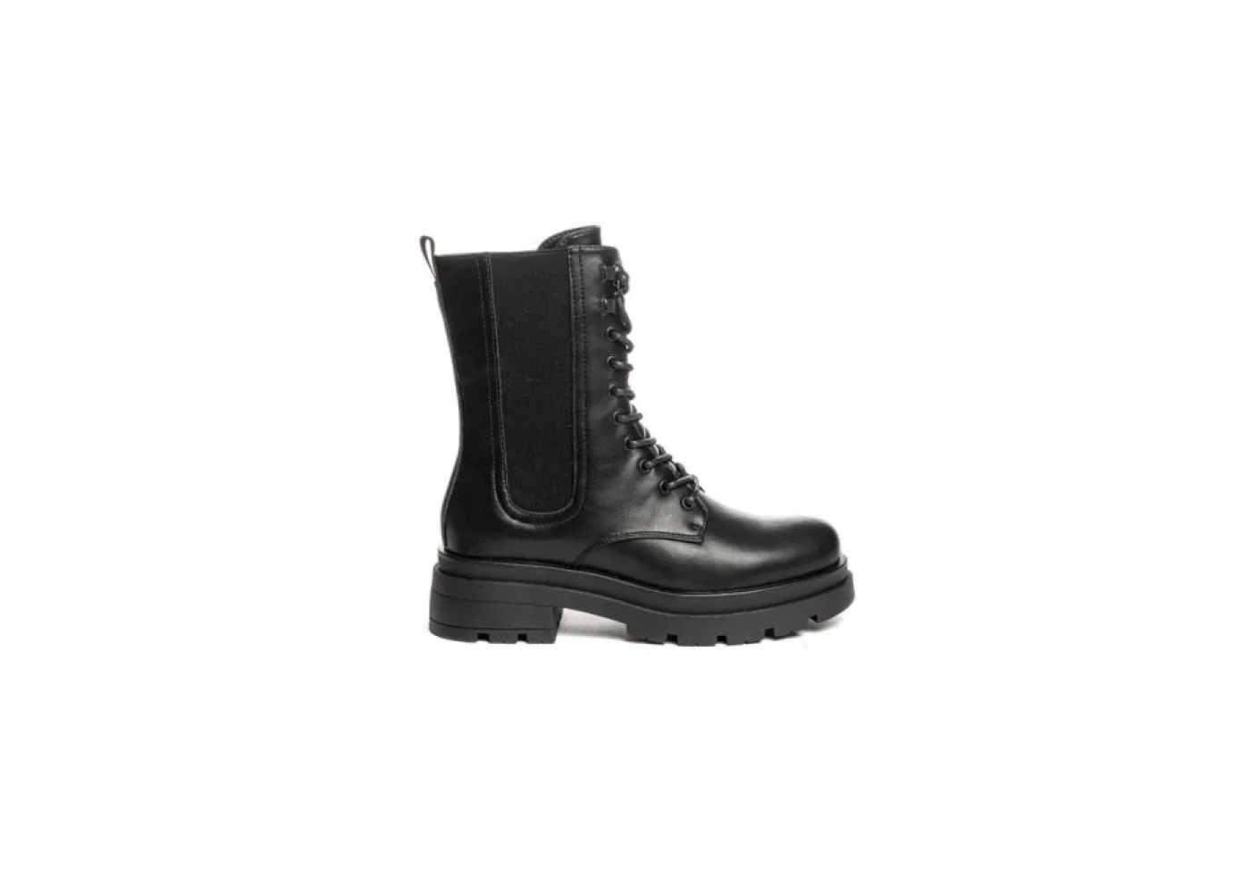 Gold&Gold Anfibi*Anfibio Da Donna Con Elastico E Zip Goldegold Gr346 Nero