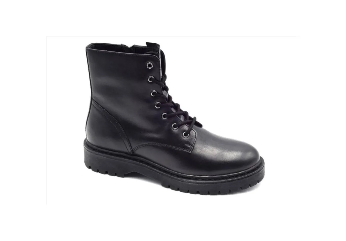 Geox Anfibi*Anfibio Da Donna In Pelle Con Zip D16Qda