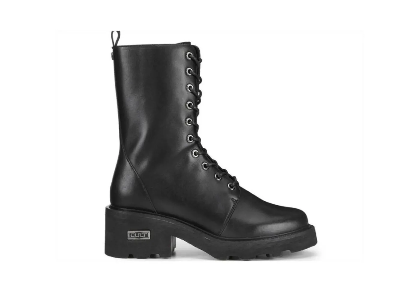 Cult Anfibi*Anfibio Da Donna In Pelle Con Tacco Clw333900 Nero