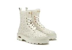 Cult Anfibi*Anfibio Da Donna Traforato Clw362701 Off White