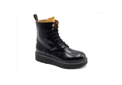 Alviero Martini J Anfibi*Anfibio Donna In Vernice Con Zip Alviero Martini 1092 Black Geo