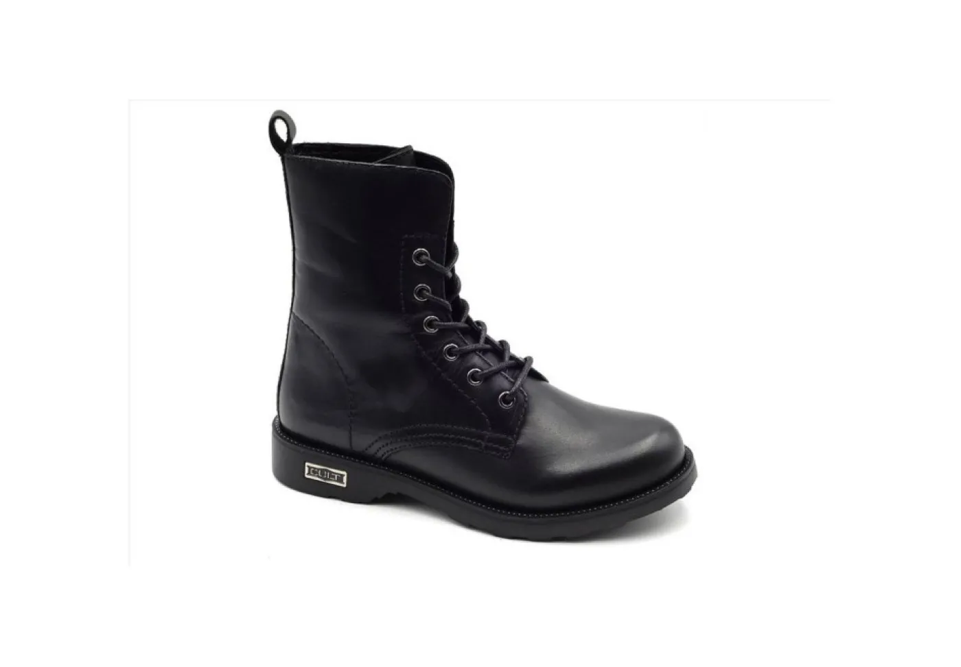Cult Anfibi*Anfibio In Pelle Con Lacci Cle103160 Black