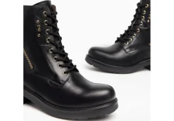 Nero Giardini Anfibi*Anfibio In Pelle Da Donna I205846D Nero