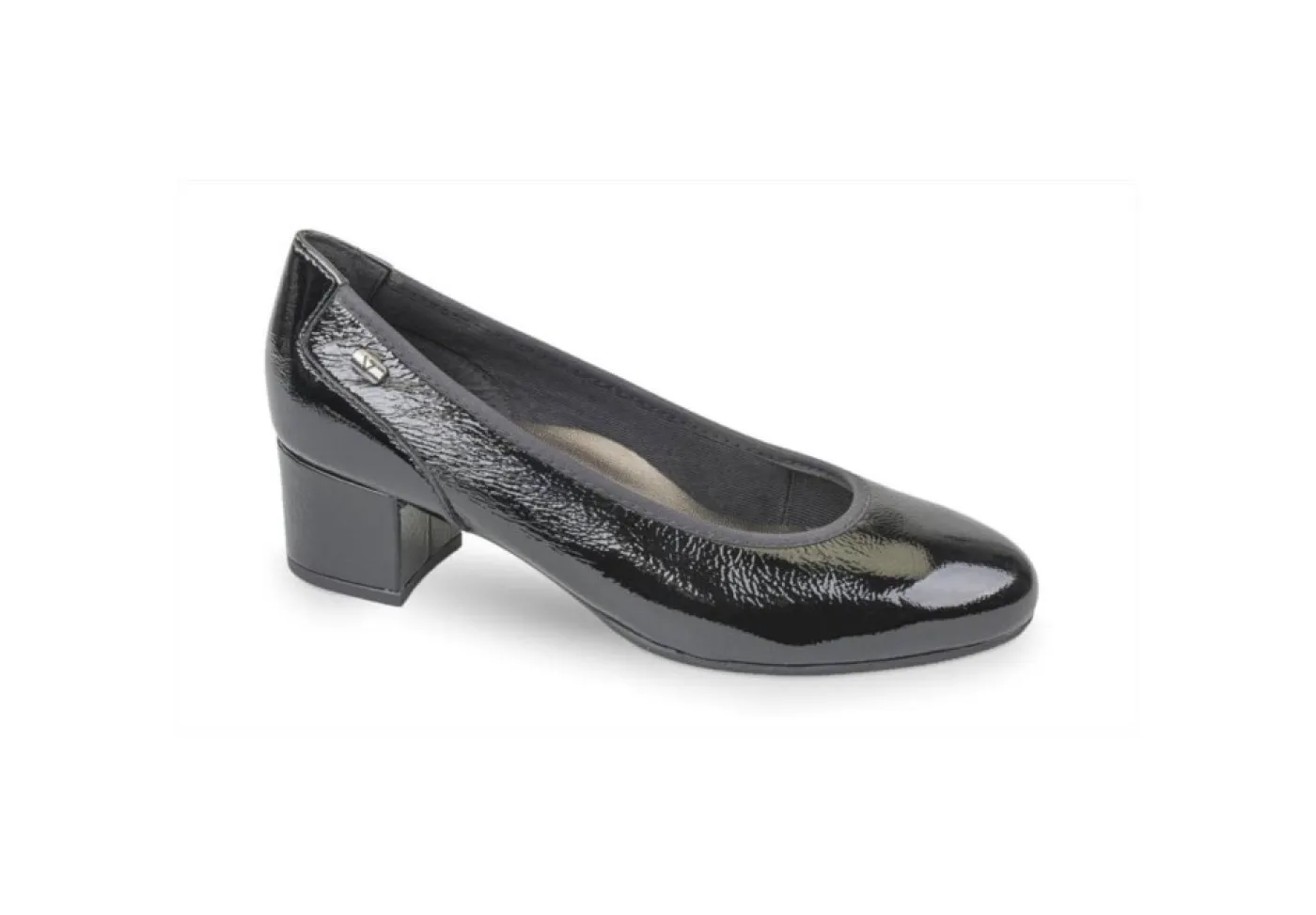 Valleverde Ballerine E Mocassini*Ballerina Con Tacco Da Donna 36371 Vernice Nero