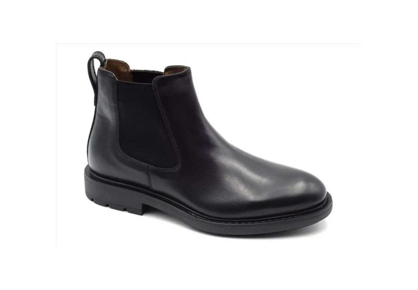 Nero Giardini Stivaletti*Beatles Da Uomo In Pelle I001663U 100 Nero