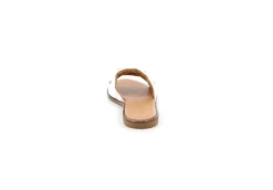 Grunland Ciabatte A Fascia*Ciabatta Con Borchie Da Donna In Pelle Ci3004 Bianco
