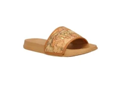 Alviero Martini J Ciabatte A Fascia*Ciabatta Da Donna A Fascia Prima Classe 1196 Cuoio G