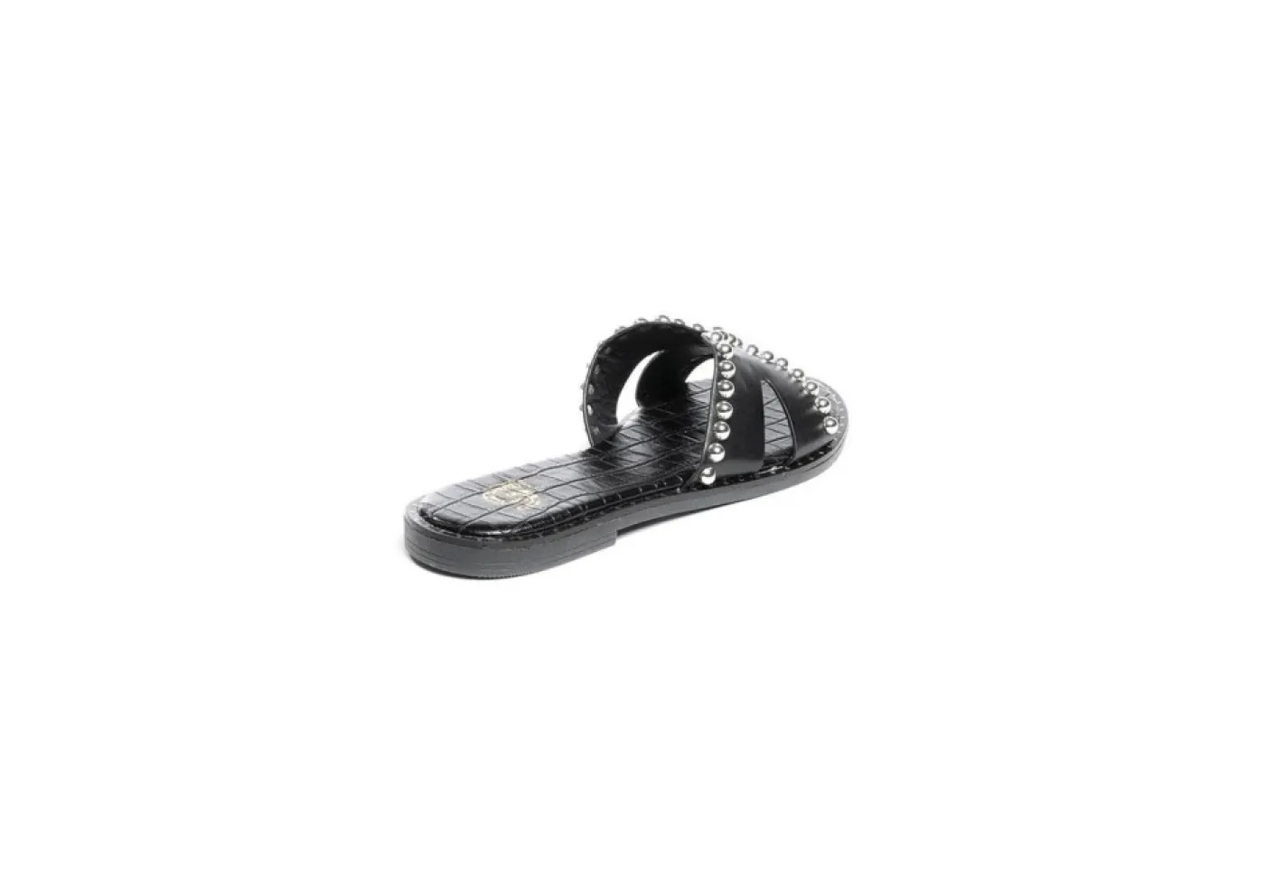 Gold&Gold Ciabatte A Fascia*Ciabatta Da Donna Flat Con Borchie Goldegold Gp22-285 Nero