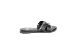 Gold&Gold Ciabatte A Fascia*Ciabatta Da Donna Flat Con Borchie Goldegold Gp22-285 Nero