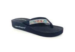 Laura Biagiotti Ciabatte Infradito*Ciabatta Da Donna Infradito Con Strass 7700 Black