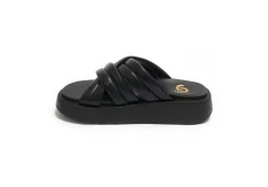 Gold&Gold Ciabatte A Fascia*Ciabatta Da Donna Platform Goldegold Gj633 Nero