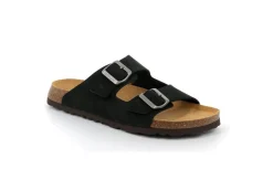 Grunland Ciabatte A Fascia*Ciabatta Da Uomo Regolabile Bobo Cb3005 Nero