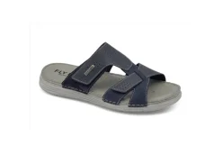 Fly Flot Ciabatte A Fascia*Ciabatta In Pelle Regolabile 68 125 Sg Blu