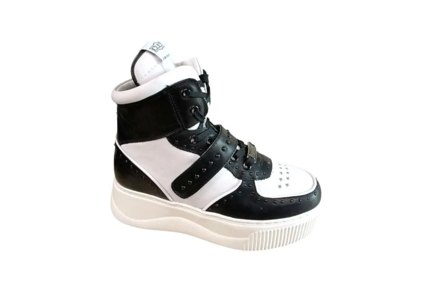 Cult Sneakers Alte* Perry Clw355601 Mid W Leather White Black