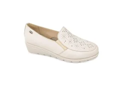 Valleverde Ballerine E Mocassini*Mocassino Da Donna Con Elastici Laterali Vs10332 Crema