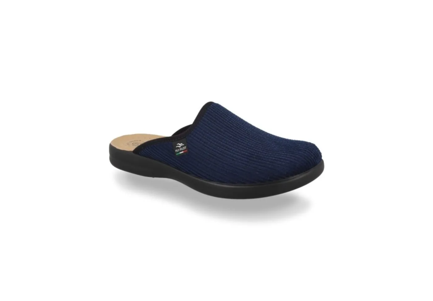 Fly Flot Pantofole*Pantofola Anatomica Antishock In Tessuto P75028B Blu