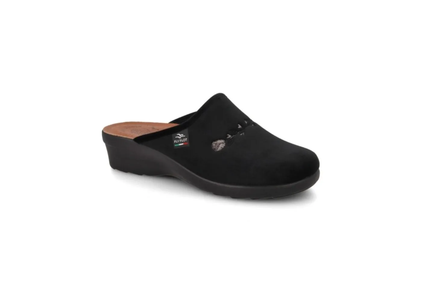 Fly Flot Pantofole*Pantofola Anatomica Da Donna Con Fiori L7N50Pe
