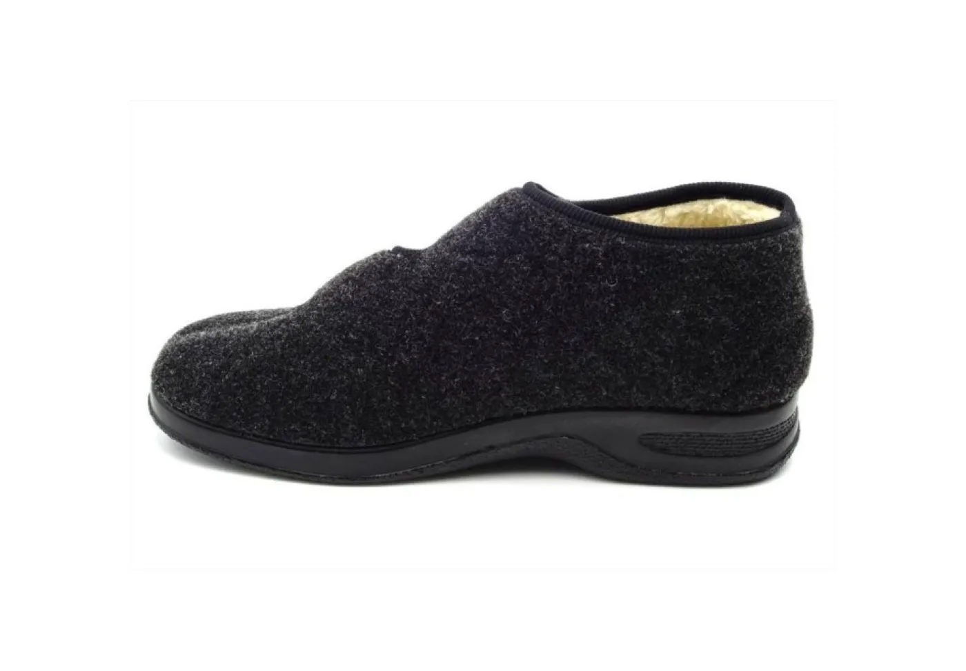 Fly Flot Pantofole*Pantofola Chiusa Regolabile Imbottita Q2555Il Nero