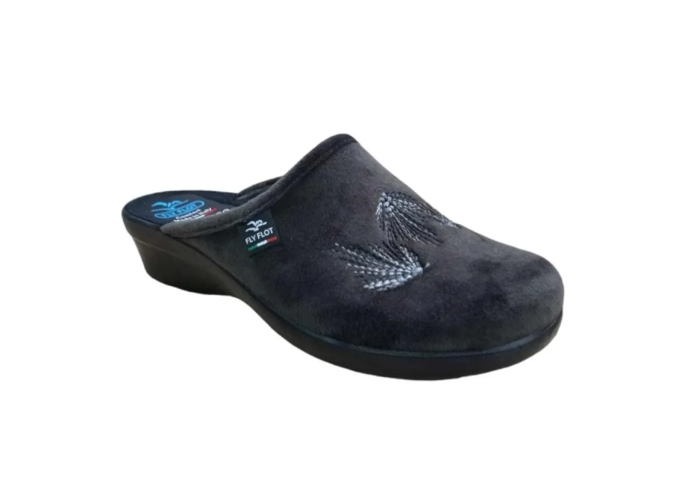 Fly Flot Pantofole*Pantofole Da Donna In Velluto L7W42Pd