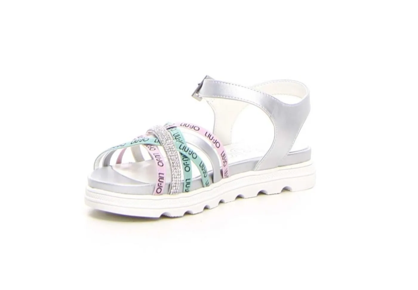 Liu-Jo Sandali Bassi*Sandalo Da Donna Con Strass E Logo Desy30