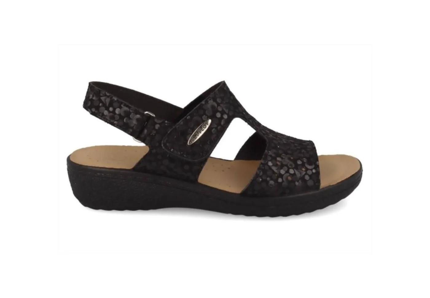 Fly Flot Sandali Bassi*Sandalo Da Donna Con Strappo 55D69Ab Nero