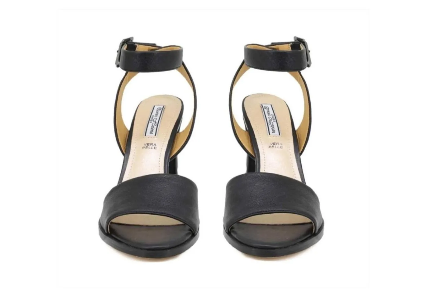 Queen Helena Sandali Alti*Sandalo Da Donna Con Tacco Zm9023 Black