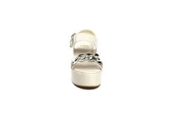 Gold&Gold Zeppe*Sandalo Da Donna Con Zeppa Goldegold Gp22-320 Beige