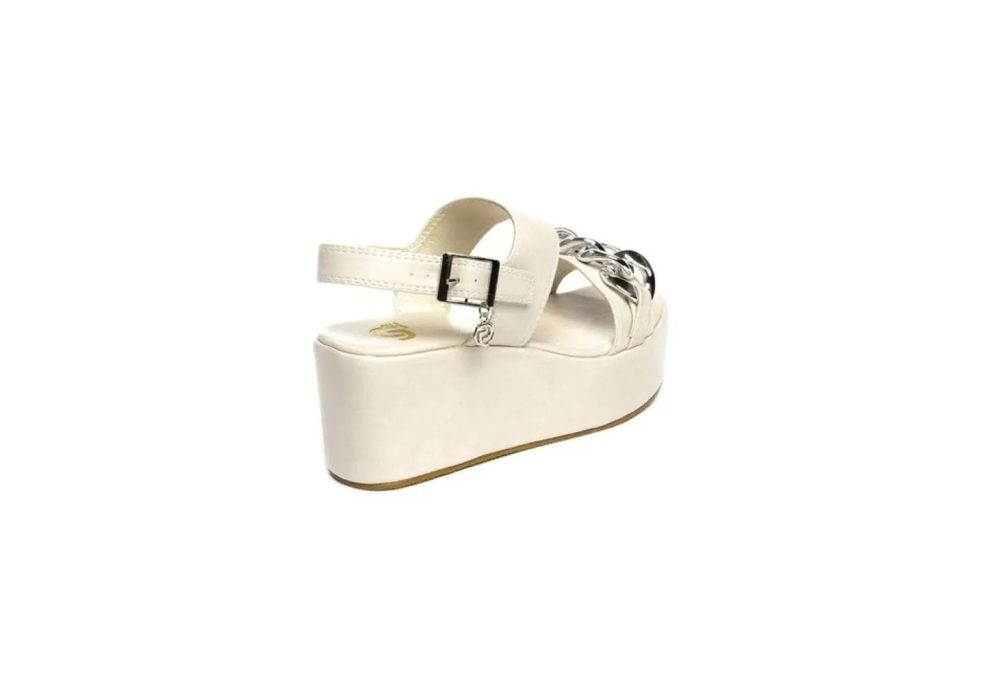 Gold&Gold Zeppe*Sandalo Da Donna Con Zeppa Goldegold Gp22-320 Beige