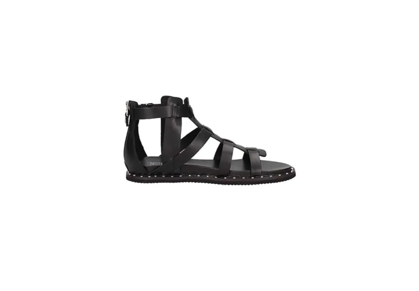 Cult Sandali Bassi*Sandalo Da Donna In Pelle Clw343201 Nero