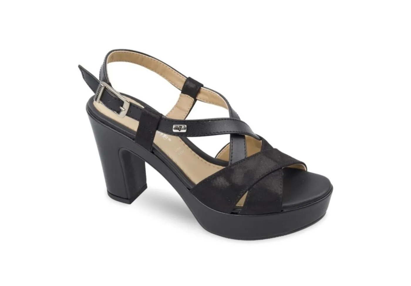 Valleverde Sandali Alti*Sandalo Da Donna In Pelle Con Tacco 32521