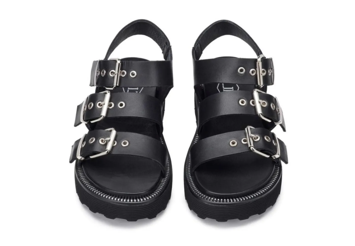 Cult Sandali Bassi*Sandalo Da Donna In Pelle Ziggy Clw344300 Black