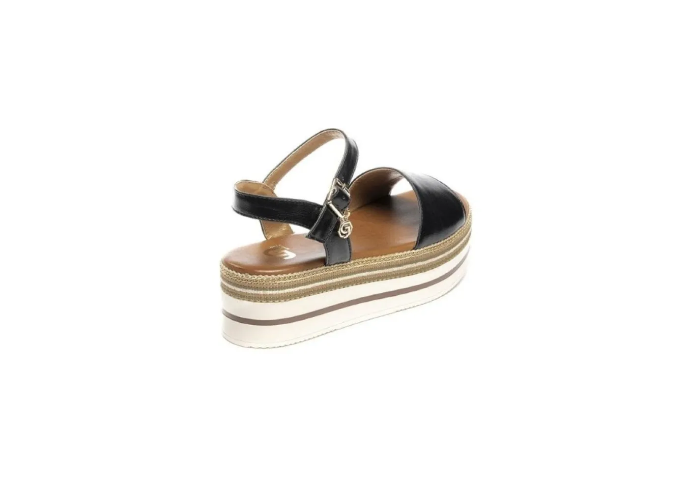 Gold&Gold Sandali Alti*Sandalo Da Donna Platform Goldegold Gj626 Nero