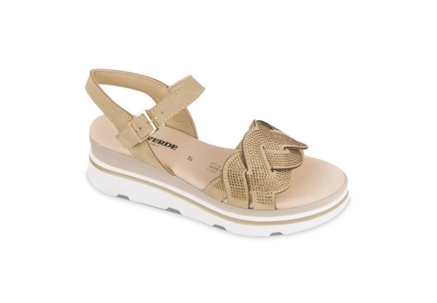Valleverde Sandali Bassi*Sandalo Da Donna Platform Con Strass 55532