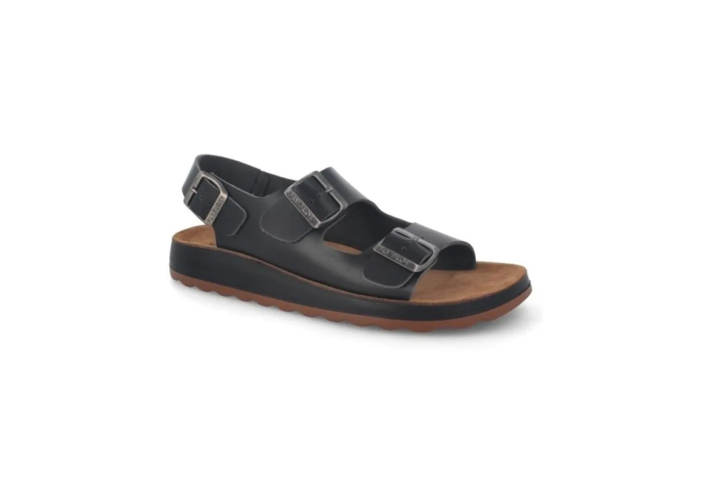 Fly Flot Sandali*Sandalo Da Uomo Anatomico Regolabile 781682C Nero. Nuova Coll
