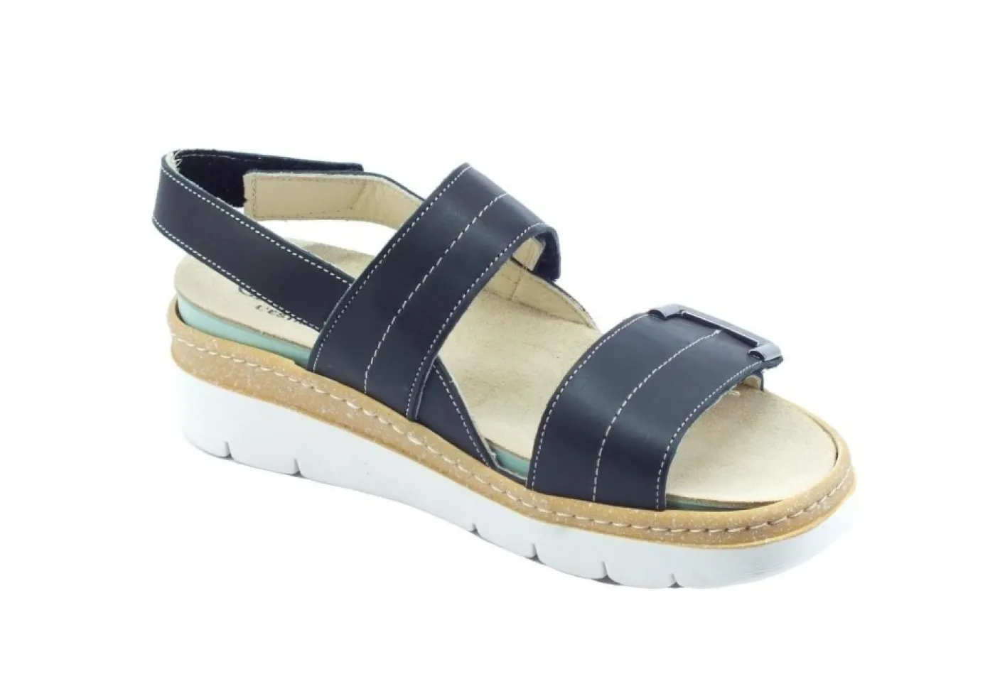 Grunland Sandali Bassi*Sandalo In Pelle Regolabile Se0486-68 Moll