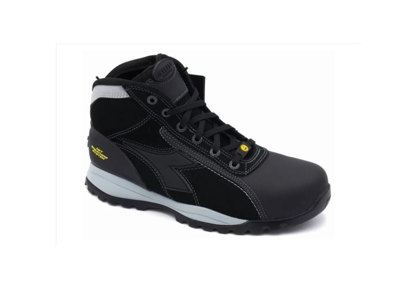 Utility Diadora Antinfortunistica*Scarpa Antinfortunistica Traspirante In Tessuto Diadora Glove Net Mid Pro S3 Hro Sra Esd Nero