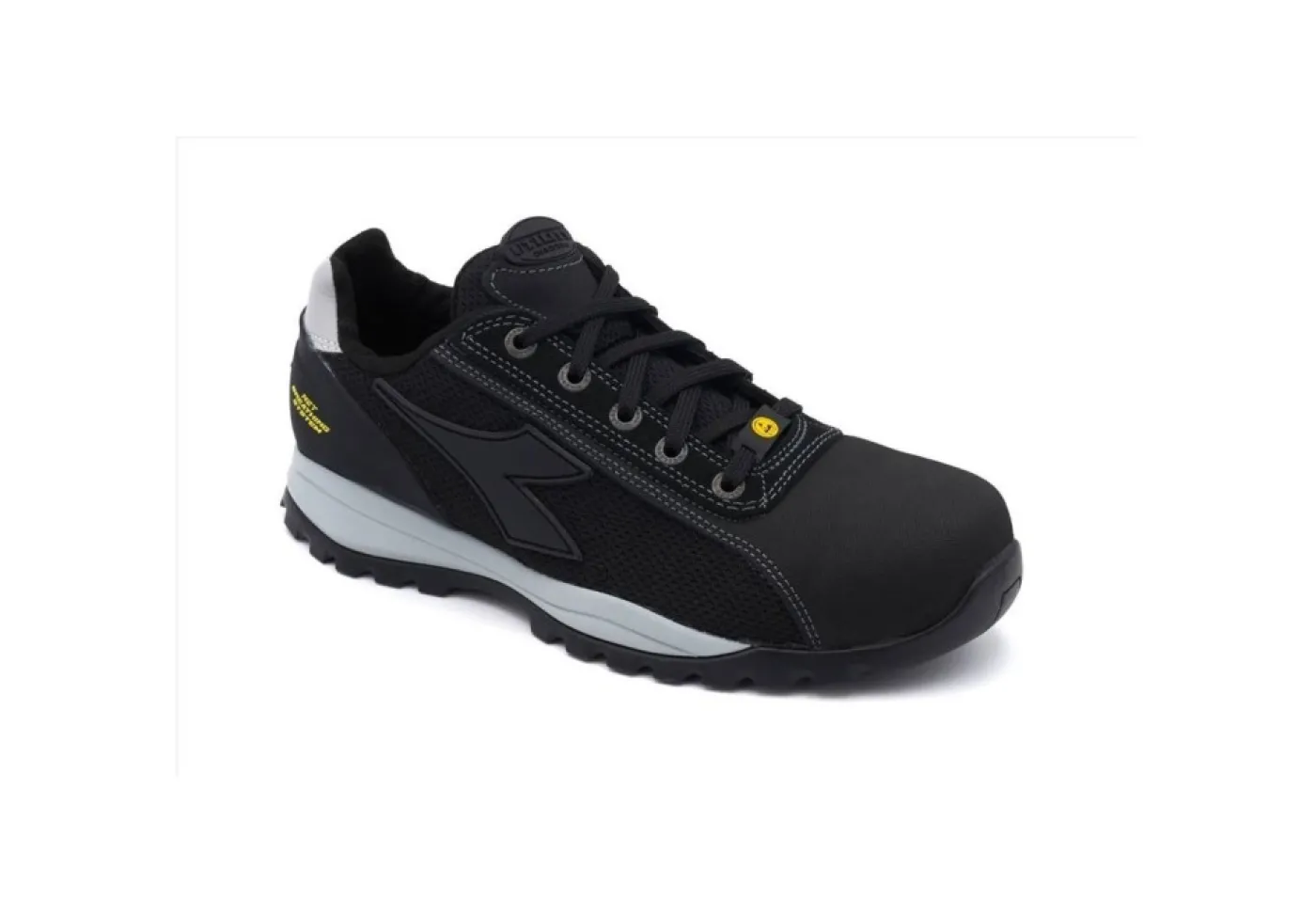 Utility Diadora Antinfortunistica*Scarpa Antinfortunistica Nera In Tessuto Diadora Glove Net Low S1P Hro Sra Esd