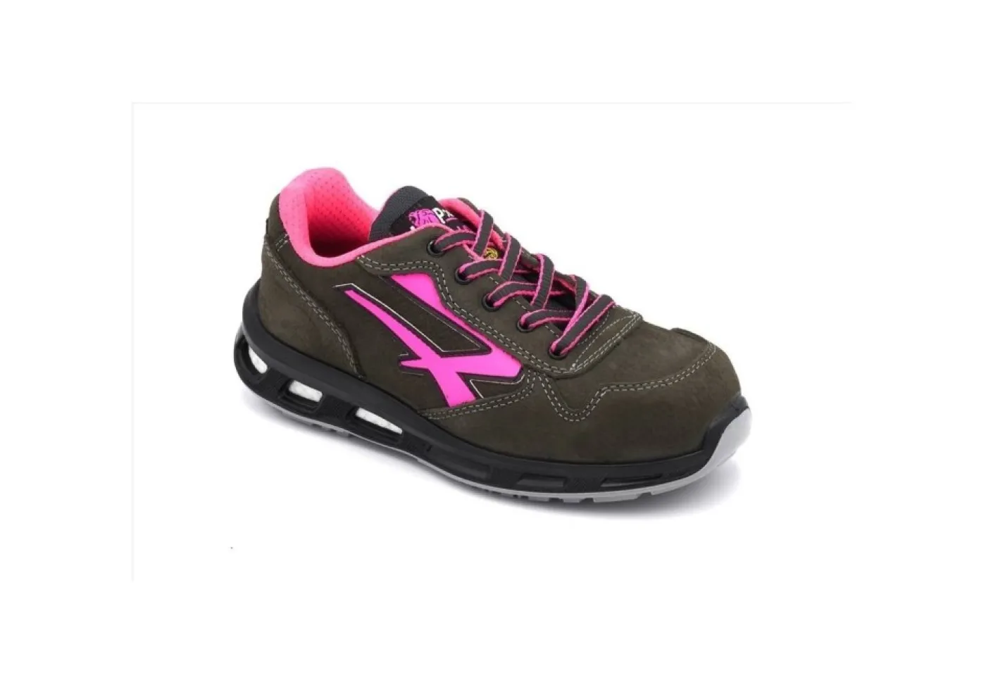 U-Power Antinfortunistica*Scarpa Antinfortunistica Bassa In Nabuk Red Lion Candy Esd S3 Ci Src