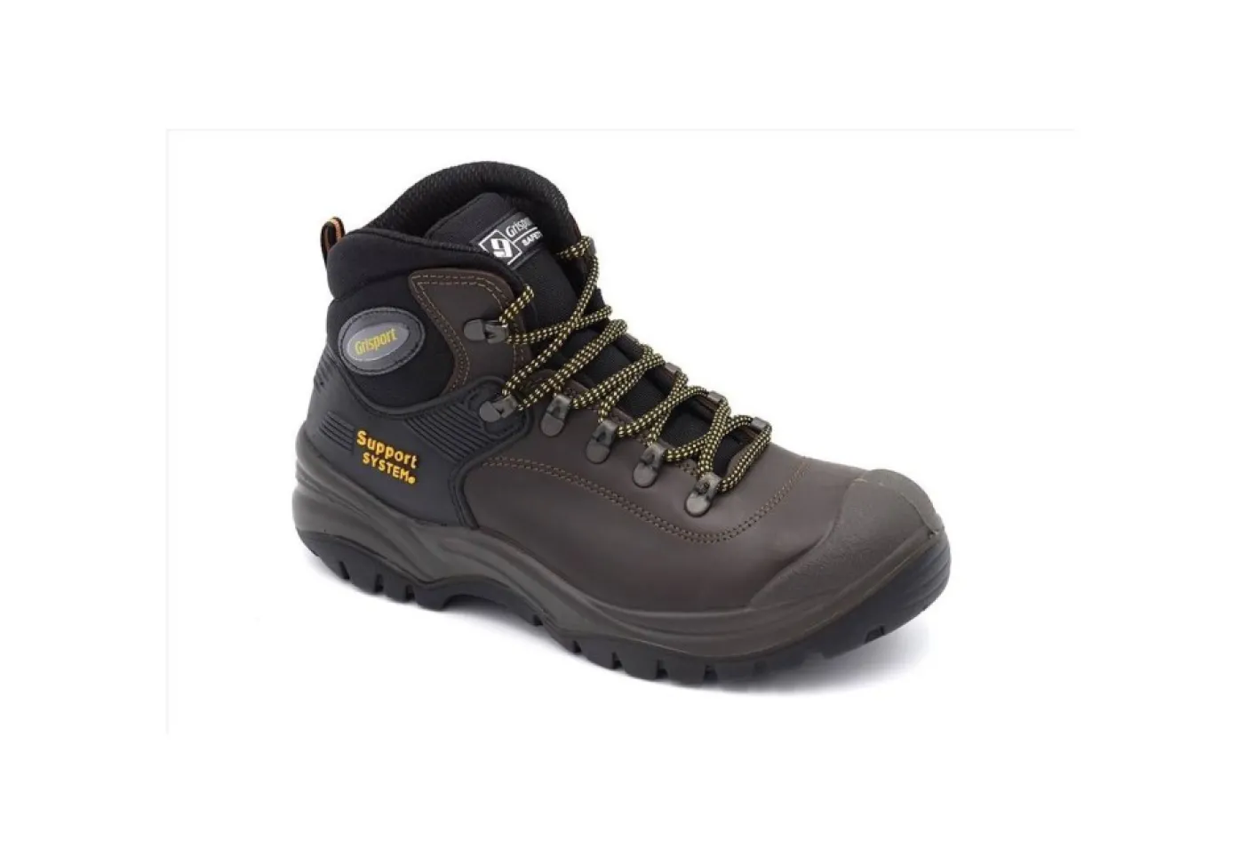 Grisport Antinfortunistica*Scarpa Antinfortunistica Alta In Pelle 703 S3 Hro Hi Src Marrone
