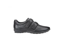 Geox Sneakers Basse*Scarpa Casual Da Uomo In Pelle Con Strap U74A5D Black