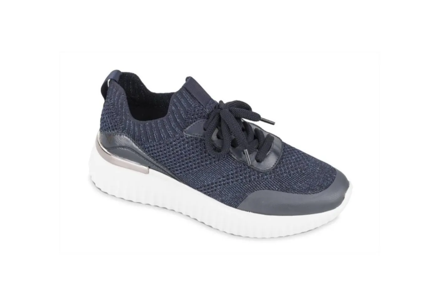 Valleverde Sneakers Basse*Scarpa Da Donna In Tessuto Elastico 36383 Blu