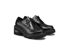 Cult Stringate*Scarpa Da Donna Modello Francesina Con Tacco Clw354400 Black