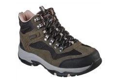Skechers Trekking*Scarpa Da Trekking Da Donna Air-Cooled Memory Foam® Trego-Base Camp Olive Black