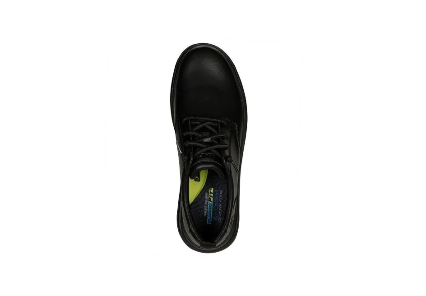 Skechers Sneakers Basse*Scarpa Da Uomo In Pelle Memory Foam 204667 Black