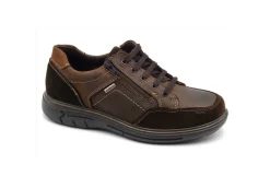Imac Sneakers Basse*Scarpa Da Uomo In Pelle Shock Absorber 602048 Coffee Brown