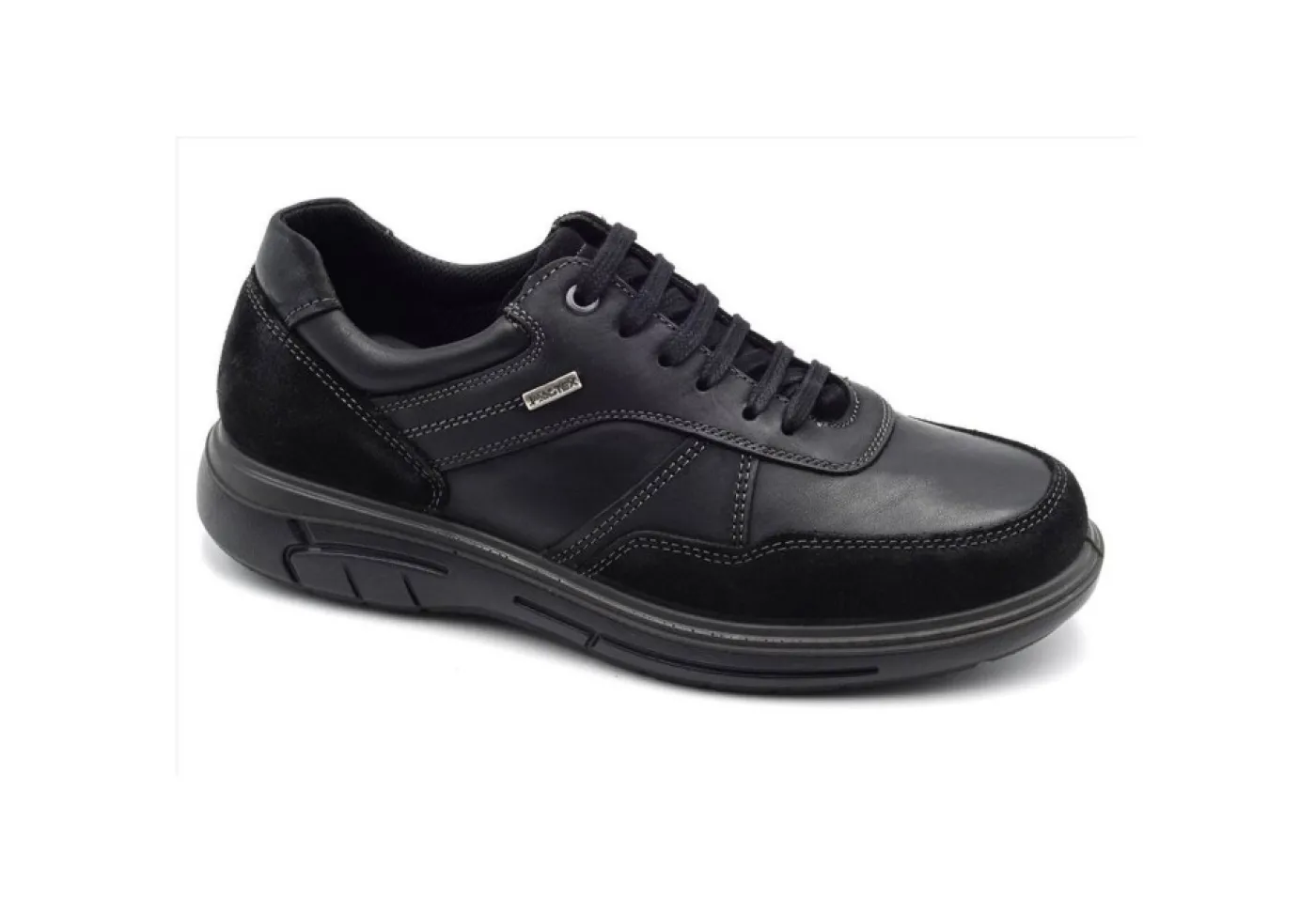 Imac Sneakers Basse*Scarpa Da Uomo In Pelle Shock Absorber 601998 Black